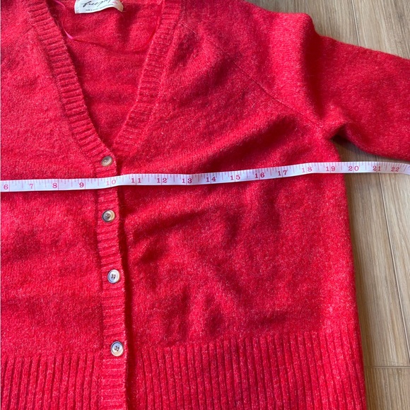 School Girl Cardi in Cherry Pop Melange
Free People Medium - Picture 5 of 6